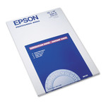 Epson Watercolor Radiant White Inkjet Paper, 11.5 mil, 13 x 19, Matte White, 20/Pack View Product Image