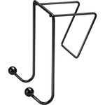 Fellowes Partition Additions Wire Double-Garment Hook, 4 x 6, Black View Product Image
