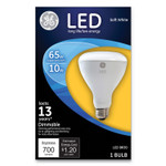 GE LED BR30 Dimmable Soft White Flood Light Bulb, 10 W View Product Image