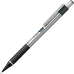 Zebra M-301 Mechanical Pencil, 0.7 mm, HB (#2.5), Black Lead, Steel/Black Accents Barrel View Product Image