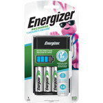 Energizer Recharge 1 Hour Charger for AA or AAA NiMH Batteries, Includes 4 AA Batteries/Charger, 3 Chargers/Carton View Product Image