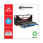 Innovera Remanufactured Cyan Toner, Replacement for HP 641A (C9721A), 8,000 Page-Yield View Product Image