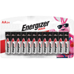 Energizer MAX Alkaline AA Batteries, 1.5V, 24/Pack View Product Image
