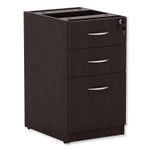 Alera Valencia Box/Box/File Full Pedestal, 15.63w x 20.5d x 28.5h, Espresso View Product Image