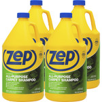 Zep Commercial Concentrated All-Purpose Carpet Shampoo, Unscented, 1 gal, 4/Carton View Product Image