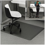 deflecto Ergonomic Sit Stand Mat, 53 x 45, Black View Product Image