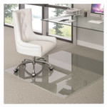 deflecto Premium Glass All Day Use Chair Mat - All Floor Types, 48 x 60, Rectangular, Clear View Product Image