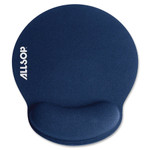 Allsop MousePad Pro Memory Foam Mouse Pad with Wrist Rest, 9 x 10 x 1, Blue View Product Image