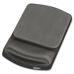 Fellowes Gel Mouse Pad with Wrist Rest, 6.25" x 10.12", Graphite/Platinum View Product Image