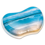 Fellowes Gel Wrist Rest, Photo, 4 7/8 x 3 7/16, Sandy Beach View Product Image