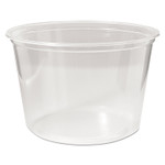 Fabri-Kal Microwavable Deli Containers, 16 oz, Clear, 500/Carton View Product Image