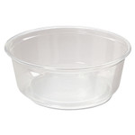 Fabri-Kal Microwavable Deli Containers, 8oz, Clear, 500/Carton View Product Image