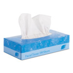 GEN Facial Tissue,  2-Ply, White, Flat Box, 100 Sheets/Box, 30 Boxes/Carton View Product Image