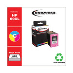 Innovera Remanufactured Tri-Color High-Yield Ink, Replacement for HP 60XL (CC644WN), 440 Page-Yield View Product Image