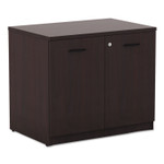 Alera Valencia Series Storage Cabinet, 34 1/8w x 22 7/8d x 29 1/2h, Mahogany View Product Image