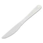 GEN Heavyweight Cutlery, Knives, Polypropylene, White, 1000/Carton View Product Image