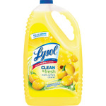 LYSOL Brand Clean and Fresh Multi-Surface Cleaner, Sparkling Lemon and Sunflower Essence, 144 oz Bottle, 4/Carton View Product Image