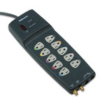 Fellowes Power Guard Surge Protector, 10 Outlets, 10 ft Cord, 3300 Joules, Gray View Product Image