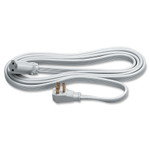 Fellowes Indoor Heavy-Duty Extension Cord, 3-Prong Plug, 1-Outlet, 9ft Length, Gray View Product Image