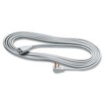Fellowes Indoor Heavy-Duty Extension Cord, 3-Prong Plug, 1-Outlet, 15ft Length, Gray View Product Image