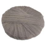 GMT Radial Steel Wool Pads, Grade 0 (fine): Cleaning & Polishing, 17 in Dia, Gray View Product Image