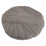GMT Radial Steel Wool Pads, Grade 2 (Coarse): Stripping/Scrubbing, 17", Gray, 12/CT View Product Image