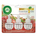 Air Wick Scented Oil Refill, Warming - Apple Cinnamon Medley, 0.67 oz, 3/Pack, 6 Packs/Carton View Product Image