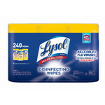 LYSOL Brand Disinfecting Wipes, 7 x 8, Lemon and Lime Blossom, 80 Wipes/Canister, 3 Canisters/Pack, 2 Packs/Carton View Product Image