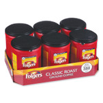 Folgers Coffee, Classic Roast, 48 oz Canister, 6/Carton View Product Image