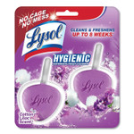 LYSOL Brand Hygienic Automatic Toilet Bowl Cleaner, Cotton Lilac, 2/Pack View Product Image