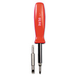 Great Neck 4 in-1 Screwdriver w/Interchangeable Phillips/Standard Bits, Assorted Colors View Product Image