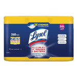 LYSOL Brand Disinfecting Wipes, 7 x 8, Lemon and Lime Blossom, 80 Wipes/Canister, 3 Canisters/Pack View Product Image