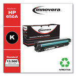 Innovera Remanufactured Black Toner, Replacement for HP 650A (CE270A), 13,500 Page-Yield View Product Image