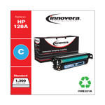 Innovera Remanufactured Cyan Toner, Replacement for HP 128A (CE321A), 1,300 Page-Yield View Product Image