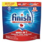 FINISH Powerball Max in 1 Dishwasher Tabs, Fresh, 63/Pack View Product Image