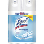 LYSOL Brand Disinfectant Spray, Crisp Linen, 12.5 oz Aerosol, 2/Pack, 6 Pack/Carton View Product Image