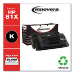 Innovera Remanufactured Black High-Yield Toner, Replacement for HP 81X (CF281X), 25,000 Page-Yield View Product Image