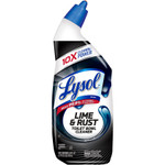 LYSOL Brand Disinfectant Toilet Bowl Cleaner w/Lime/Rust Remover, Wintergreen, 24 oz, 9/Carton View Product Image