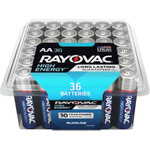 Rayovac High Energy Premium Alkaline AA Batteries, 36/Pack RAY81536PPK View Product Image