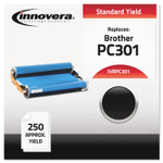 Innovera Compatible Black Thermal Transfer Print Cartridge, Replacement for Brother PC301, 250 Page-Yield View Product Image