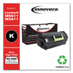 Innovera Remanufactured Black Ultra High-Yield Toner, Replacement for Lexmark MS811/MX811, 45,000 Page-Yield View Product Image