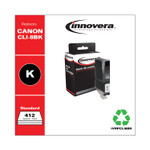 Innovera Remanufactured Black Ink, Replacement for Canon CLI8BK (0620B002), 412 Page-Yield View Product Image