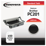 Innovera Compatible Black Thermal Transfer Print Cartridge, Replacement for Brother PC201, 450 Page-Yield View Product Image