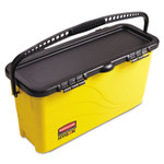 Rubbermaid Commercial HYGEN HYGEN Top Down Charging Bucket, Yellow/Black View Product Image