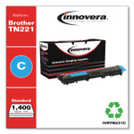 Innovera Remanufactured Cyan Toner, Replacement for Brother TN221C, 1,400 Page-Yield View Product Image
