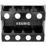 Keurig Premium K-Cup Pod Storage Rack 8-Sleeve, 16 x 21 x 18, Black View Product Image