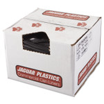 Jaguar Plastics Repro Low-Density Can Liners, 56 gal, 2 mil, 43" x 47", Black, 100/Carton View Product Image