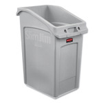Rubbermaid Commercial Slim Jim Under-Counter Container, 23 gal, Polyethylene, Gray View Product Image