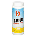 Big D Industries D-Vour Absorbent Powder, Canister, Lemon, 16oz, 6/Carton View Product Image