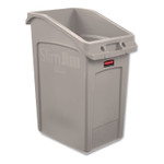 Rubbermaid Commercial Slim Jim Under-Counter Container, 23 gal, Polyethylene, Beige View Product Image